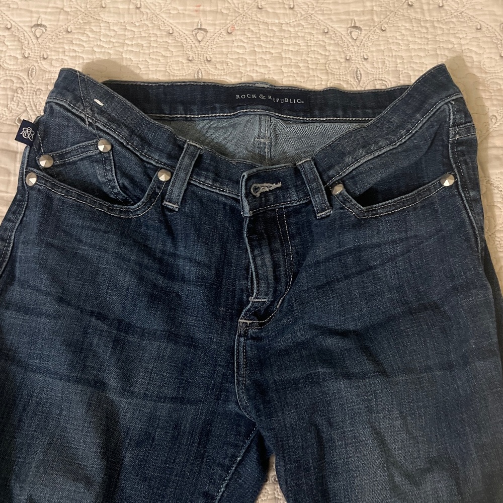 Women’s bootcut dark wash jeans